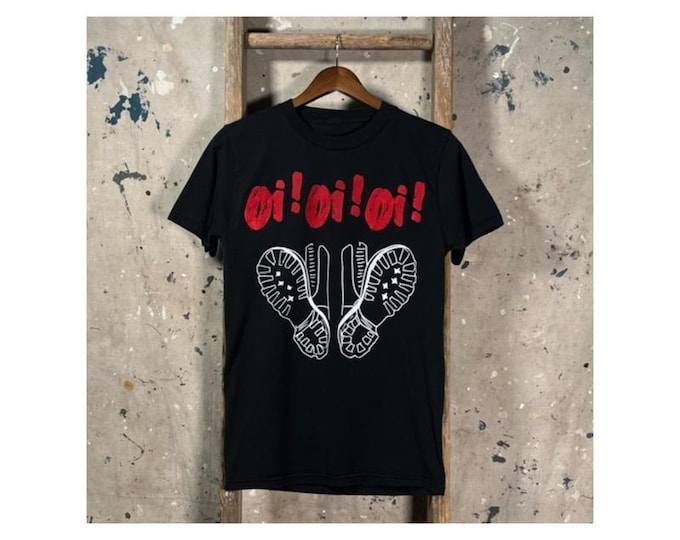 Y2K Oi! Oi! Punk T-Shirt All Cotton