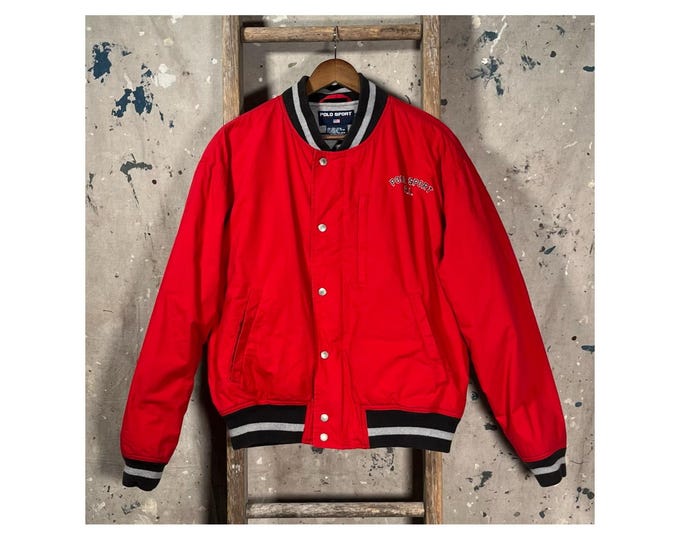 1990s Ralph Lauren Polo Sport Bomber Jacket