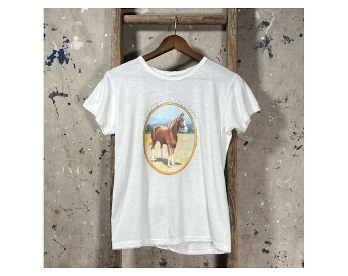 Caseys Shadow 1970s Horse T-Shirt