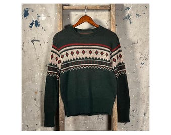 Festive '60s Knit Sweater
