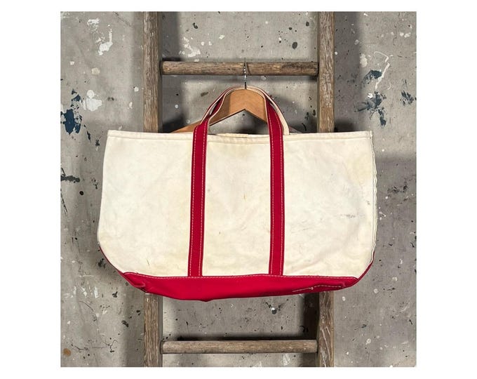 LL Bean ‘80s Boat and Tote Made in USA Large