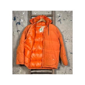 Orange &#39;70s Woods Goose Down Jacket