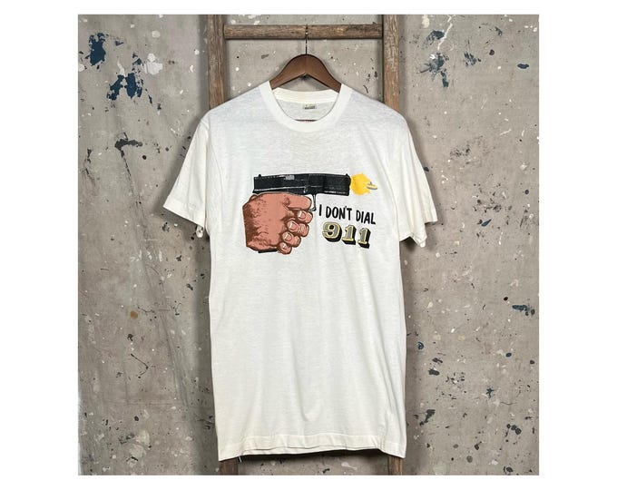 Guns 1980s 'Don't Dial 911' T-shirt