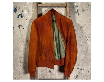 1950s Suede Bomber Jacket