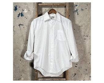 1960s White Button Down by Unexcelled