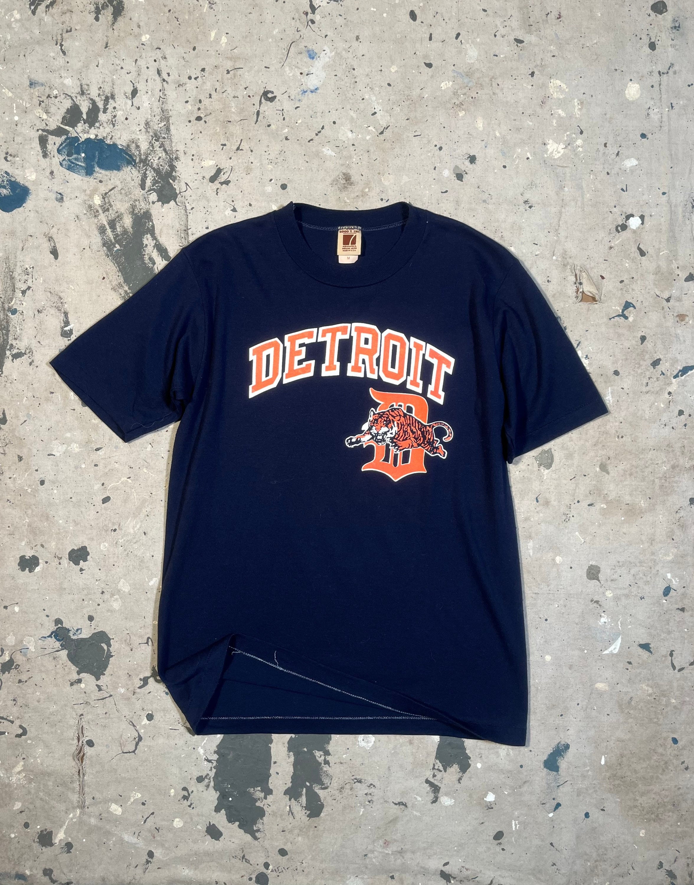 Detroit Tigers 80s T shirt Etsy UK