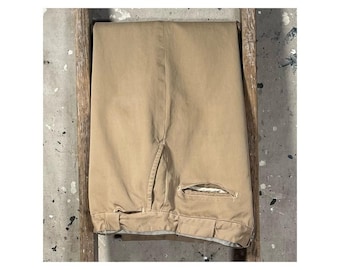 50s Khaki Trousers 29 waist Korean War