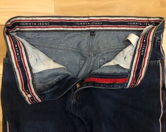 Stripe Tommy Hilfiger Jeans 5 Pocket Selvedge Etsy Canada