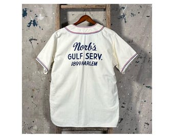 Gas Station 1950s Baseball Uniform Cotton Jersey