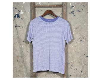 Purple Pattern '60s Knit T-Shirt