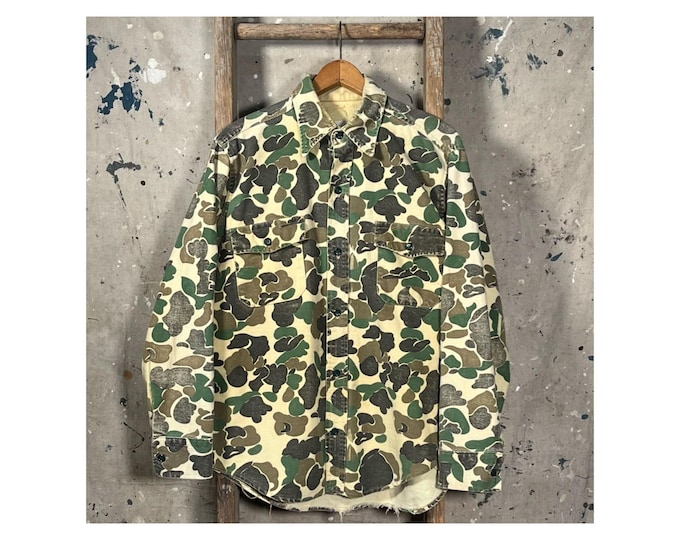 Faded Duck Camo 1980s Chamois Shirt
