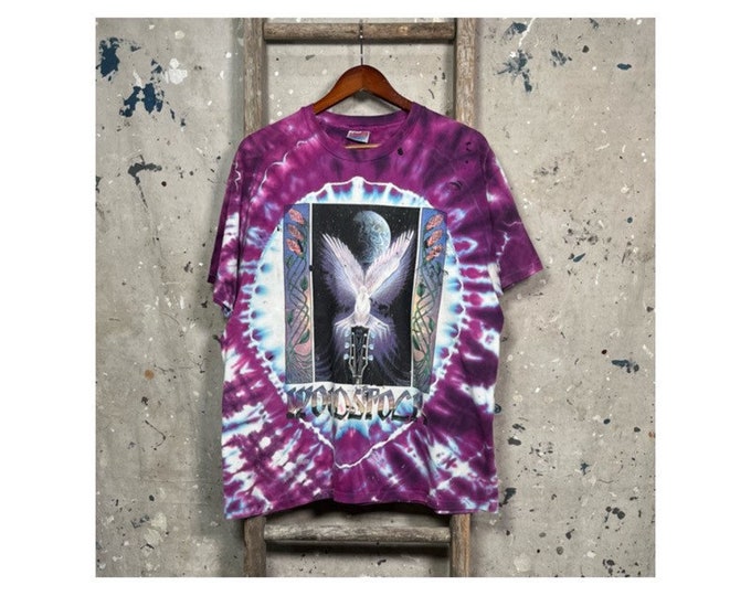 90s Woodstock Tie-Dye T-Shirt