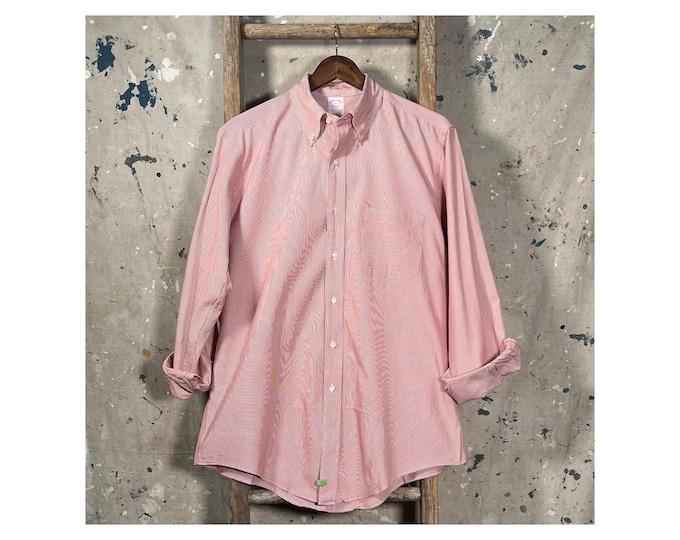 1960s / 70s Brooks Brothers Makers Shirt stripe