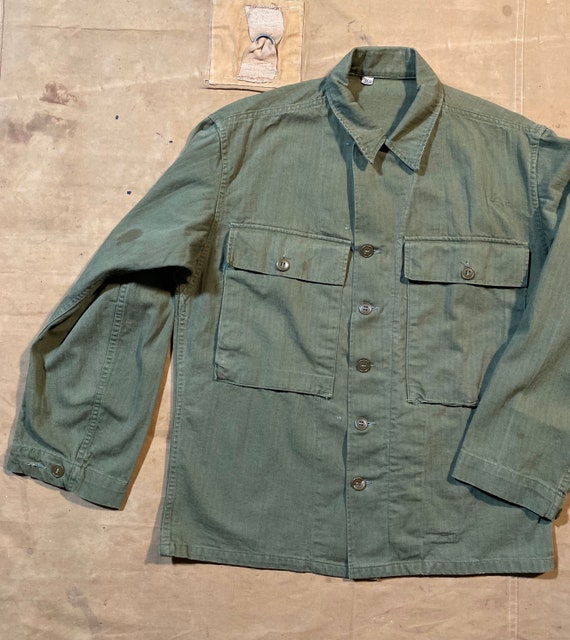 1940s M-43 HBT Shirt US Army Deadstock - image 4