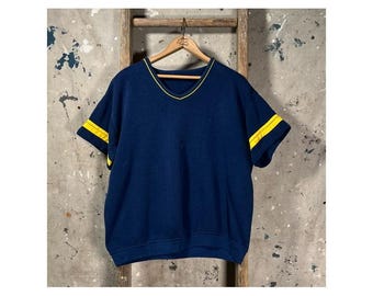 1970s Short Sleeve Crewneck Sweatshirt