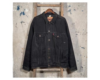 Levi's Black Denim Jacket 70507 Type 3