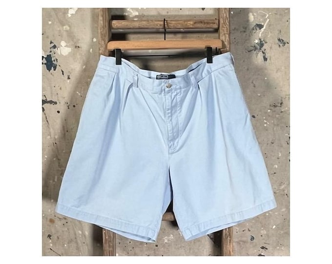 Ralph Lauren Polo Tyler Short Pleated Front 36 waist