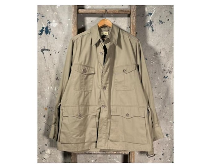 1970s LL Bean Safari Jacket Belted