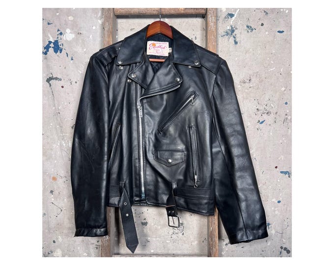 Excelled Leather '70s Motorcycle Jacket