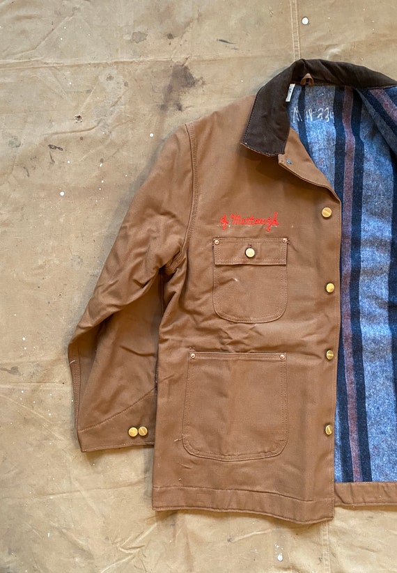 Carhartt blanket lined coat sales