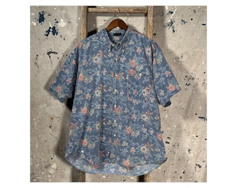 1990s Chaps Ralph Lauren Hawaiian Shirt