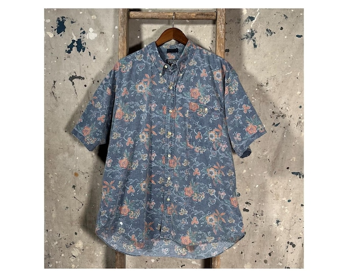 1990s Chaps Ralph Lauren Hawaiian Shirt