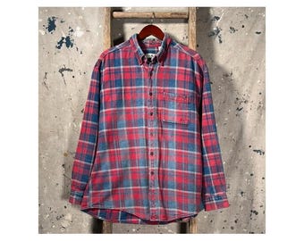1980s LL Bean Heavy Knit Flannel