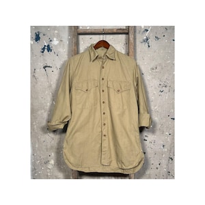WWII &#39;40s Khaki Shirt USMC