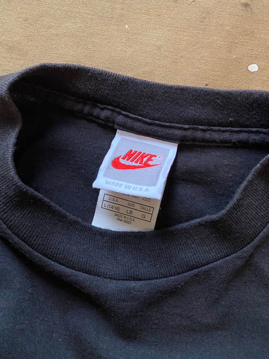 NIKE Air T Shirt Gray Tag made in USA | Etsy