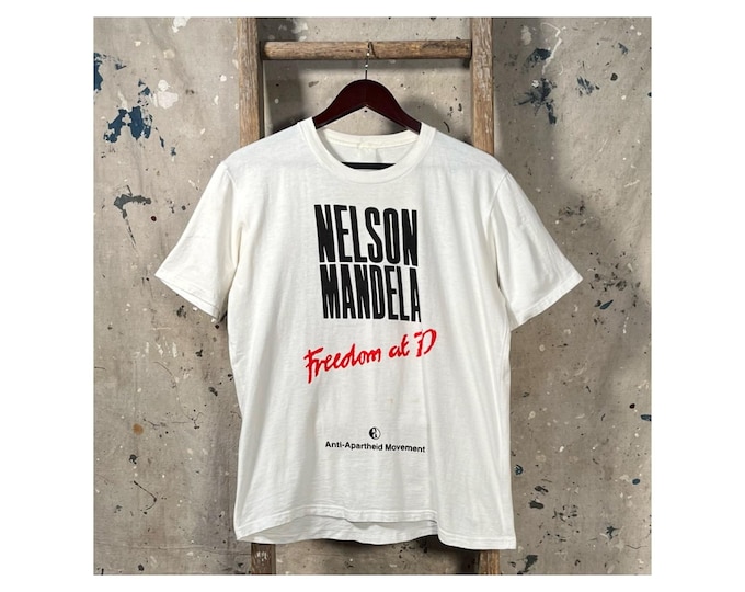 Nelson Mandela '90s 'Freedom at 70' T-Shirt