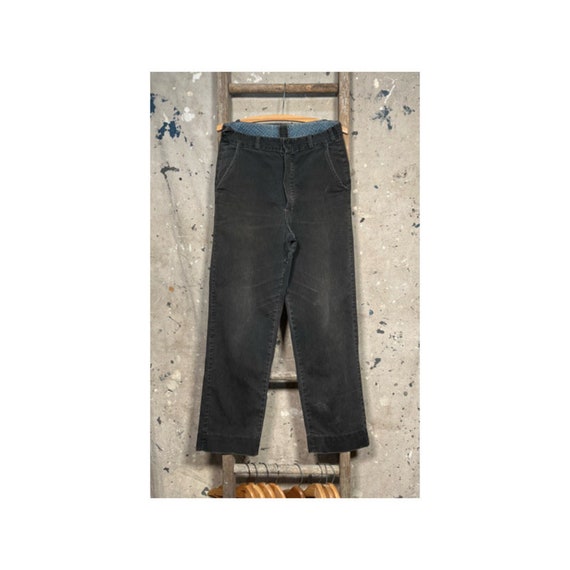 1950s Black Trousers - image 1