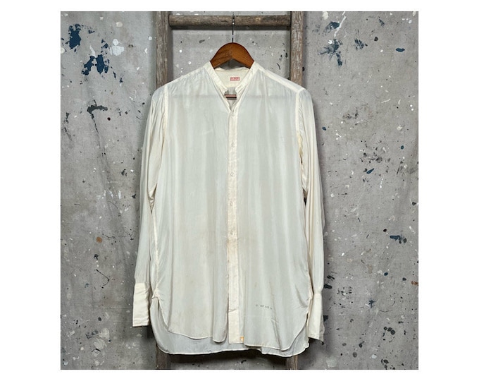 Antique 1910s / 20s Silk Shirt