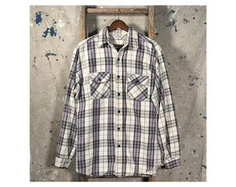 1970s Frostproof Woven Flannel Large Tall