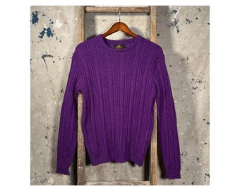 1970s Purple Crewneck Sweatshirt