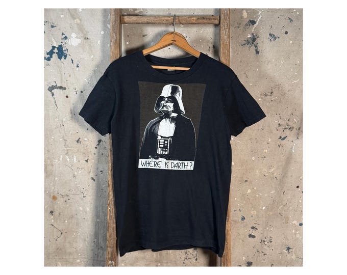 Star Wars 1980s Where Is Darth T-Shirt