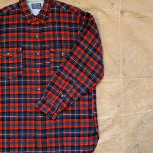 50s Pendleton Shirt 100% Virgin Wool image 4