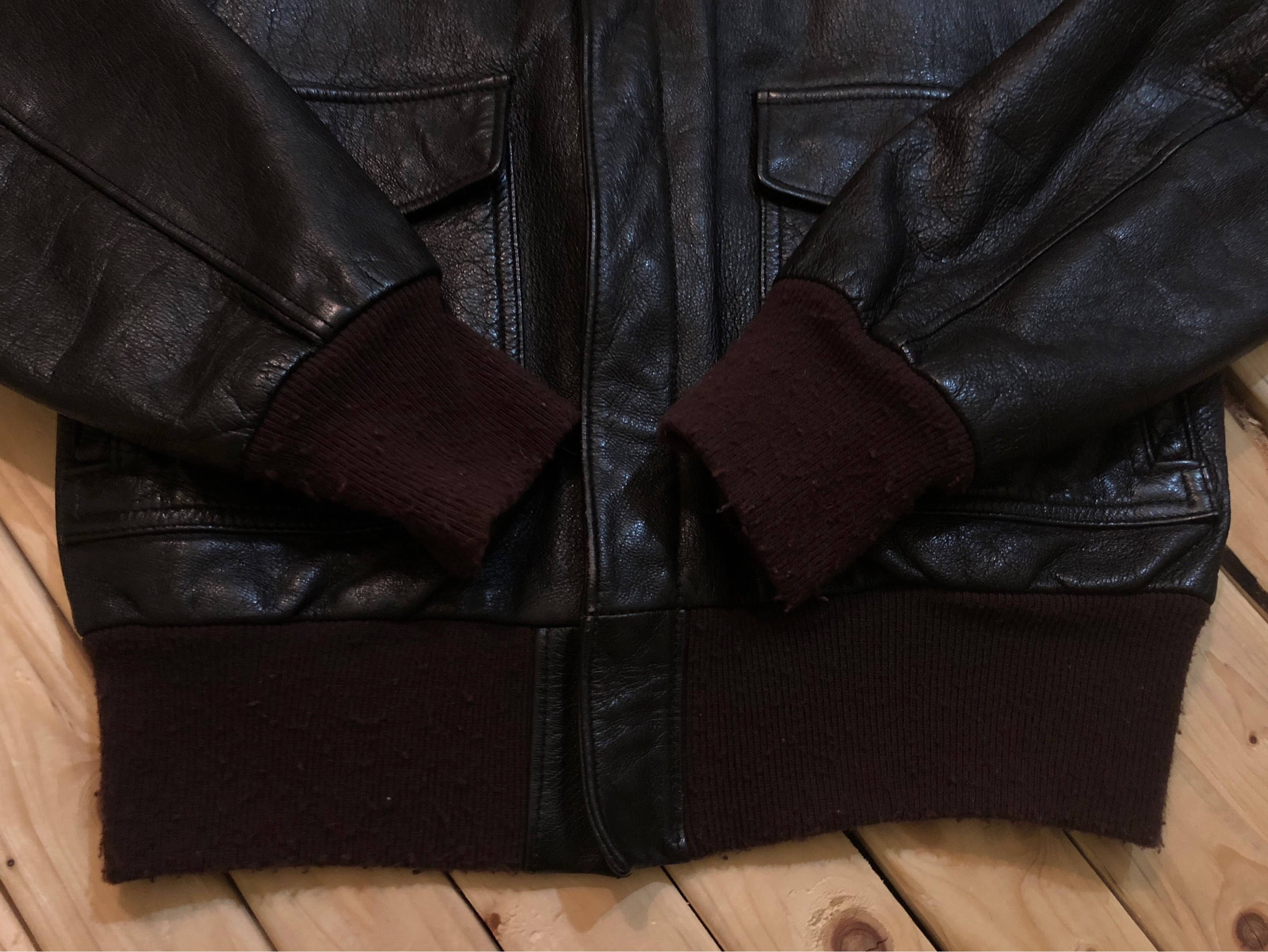 LL Bean Bomber Jacket Leather Flight Jacket LL Bean Bomber Jacket Leather Flight Jacket
