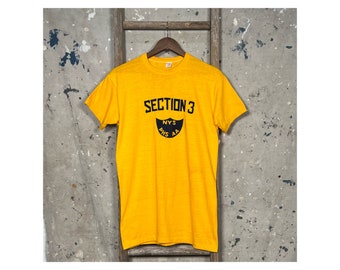 Flocked 1950s NYS Athletics T-Shirt Deadstock