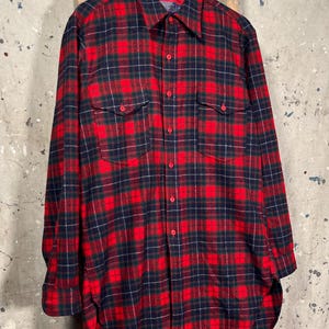 Camisa de lana Pendleton Shadow Plaid imagen 5