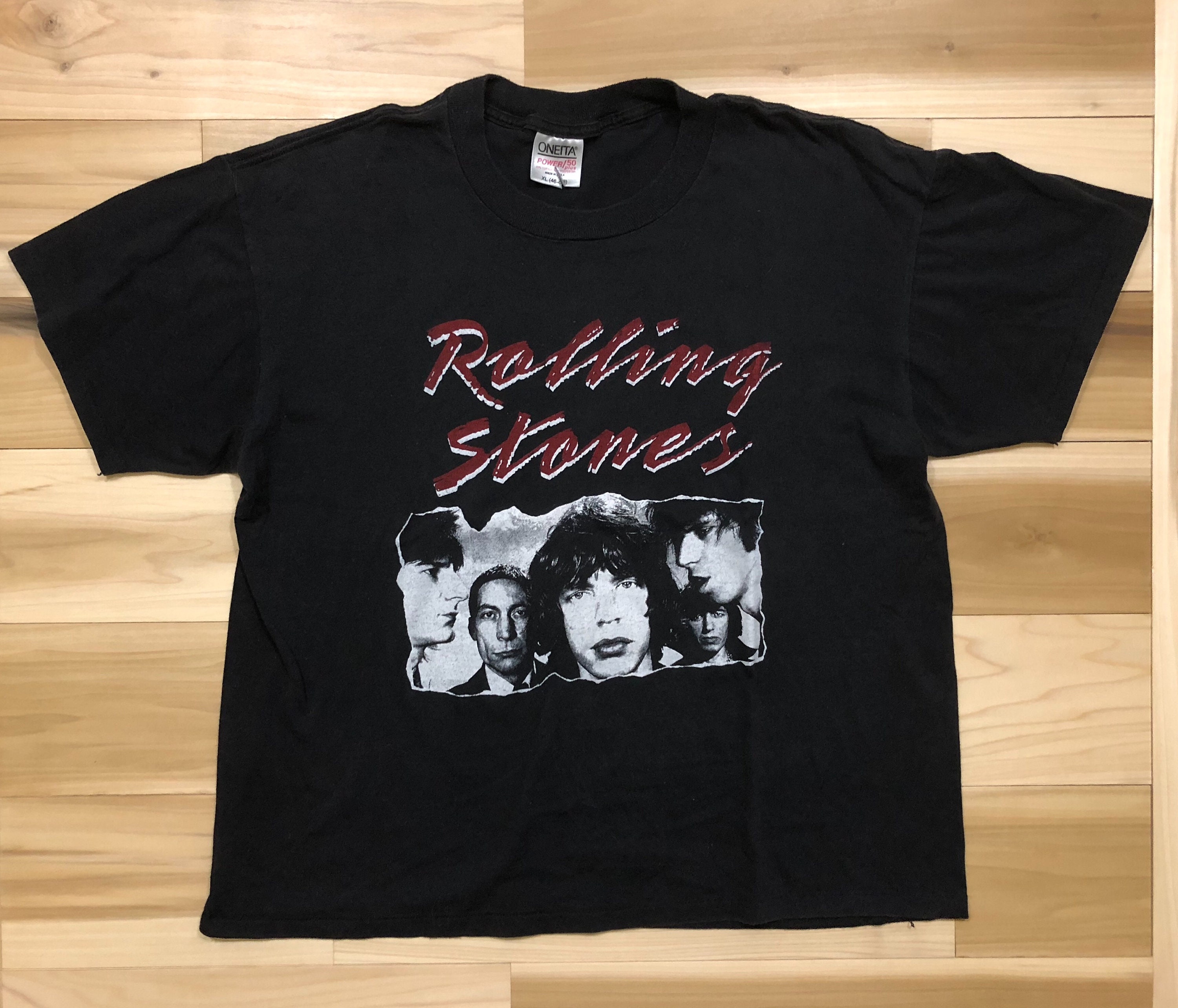 80s Rolling Stones T shirt 'Bad Boys of Rock N Roll' Single stitch