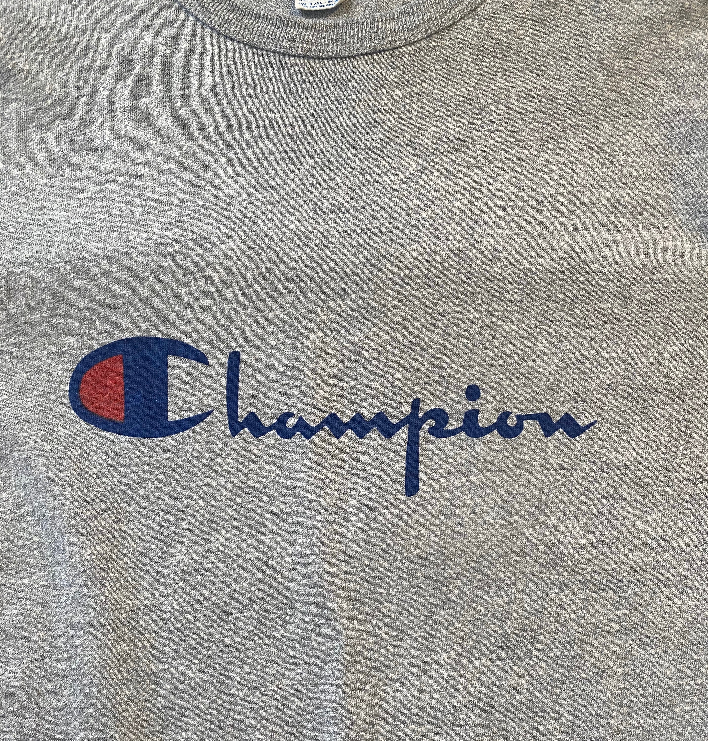 シャツ XXL Vintage Champion 80s USA GAME shirt VINTAGE CHAMPION TEAM USA RINGER TEE SHIRT 1980S MEDIUM MADE