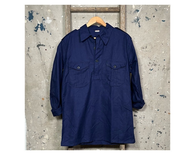Euro Smock Blue Pullover