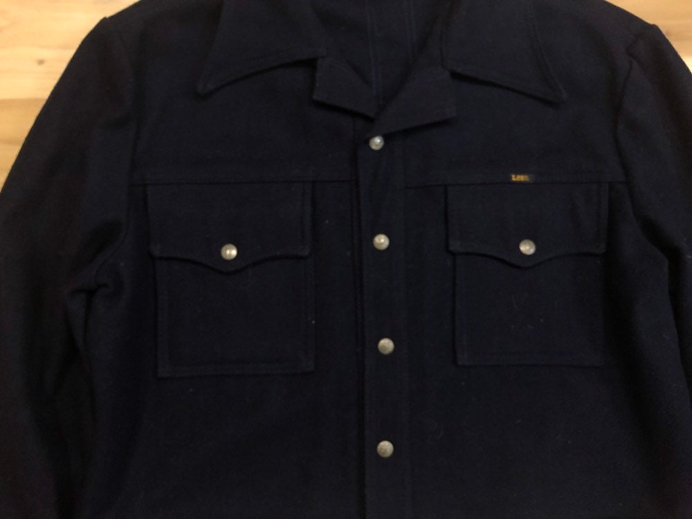 70s Lee Wool Trucker Jacket Made in USA