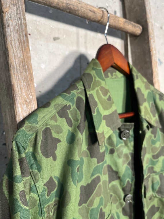 1970s HBT Duck Camo Utility Shirt - image 5