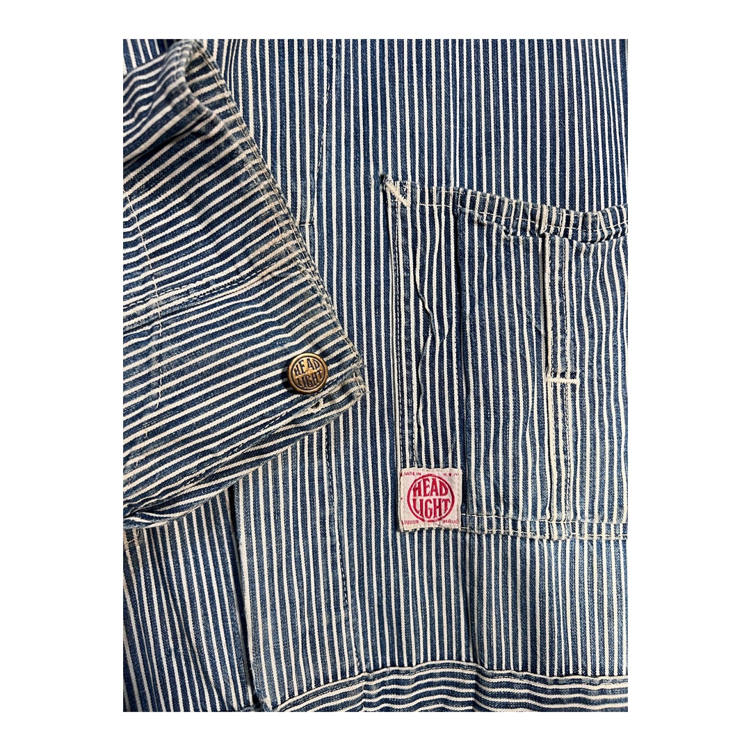 1940s Headlight Brand Hickory Stripe Coveralls - Etsy