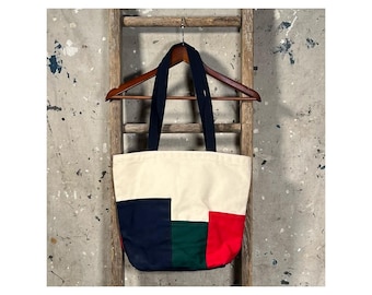 1980s Multi Pocket Tote Bag