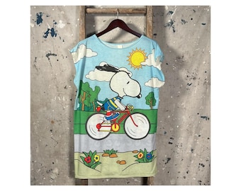 1970s / 80s Snoopy T-shirt All over Print