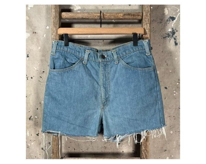 Orange Tab '70s Levi's Cut Off Jean Shorts