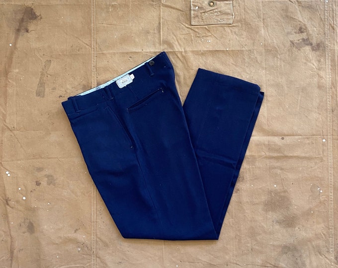 70s Woolrich Wool Pants Button Fly 34x34  NOS *
