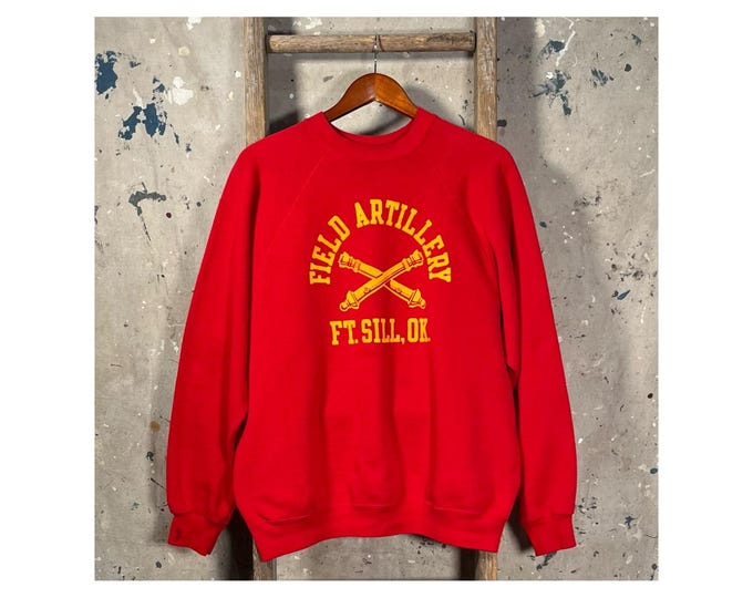 Field Artillery 1980s Military Sweatshirt XL